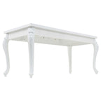 Mesa de comedor blanco brillante 179x89x81 cm