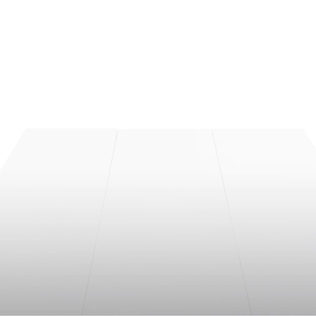 Mesa de comedor blanco brillante 179x89x81 cm