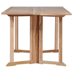 Set de comedor de jardín plegable 7 piezas madera maciza teca