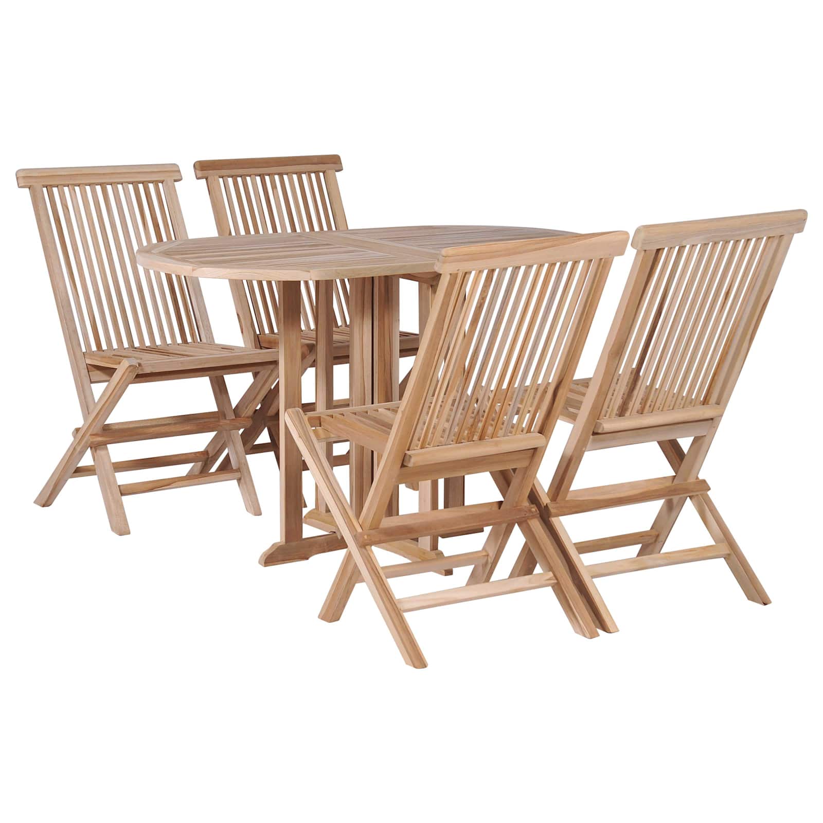 Juego de muebles 5 pcs Marrón