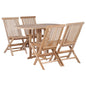 Juego de muebles 5 pcs Marrón
