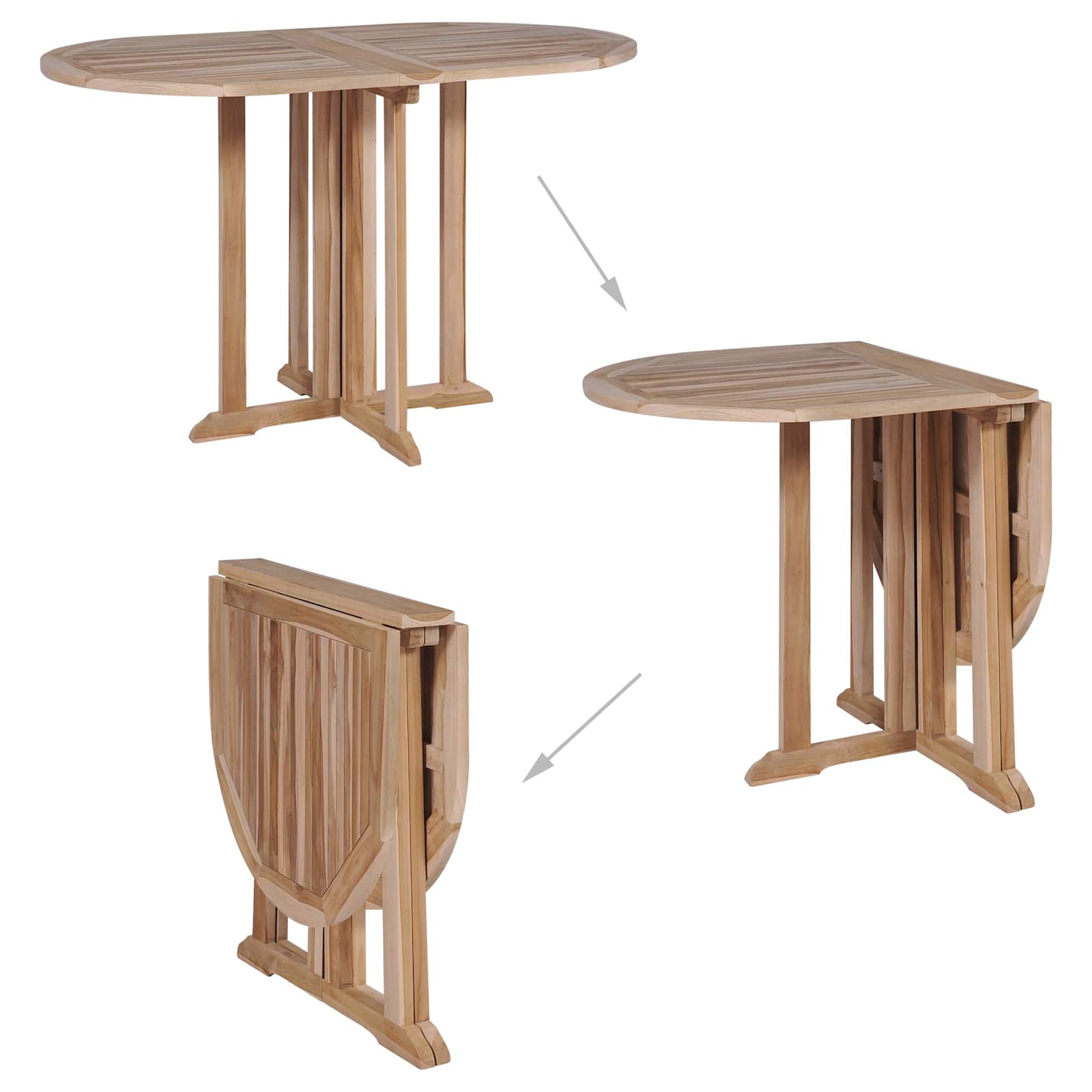 Juego de muebles 5 pcs Marrón
