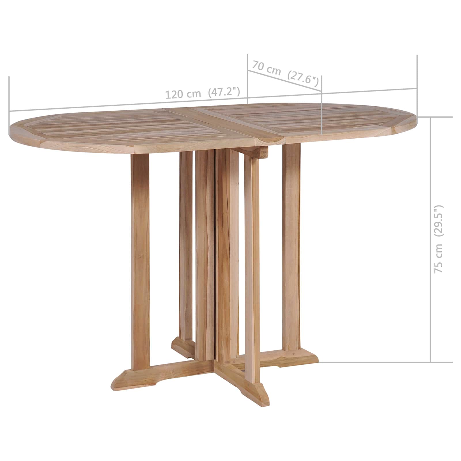 Juego de muebles 5 pcs Marrón