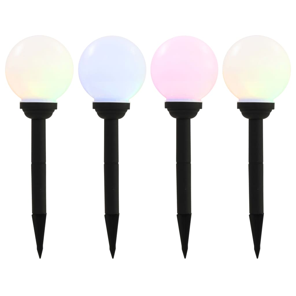 Lámpara solar esférica de exterior LED RGB 40 cm
