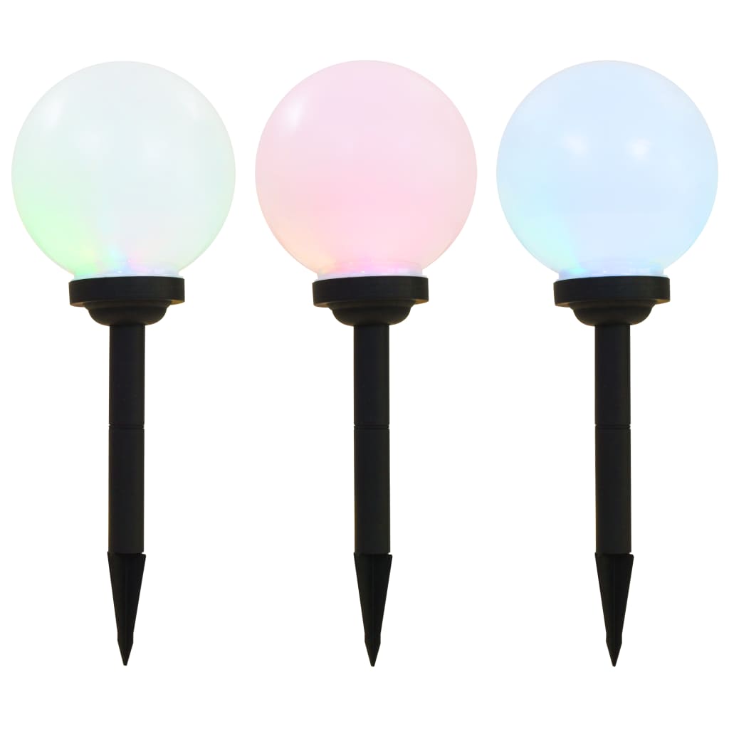 Lámpara solar esférica de exterior LED RGB 40 cm