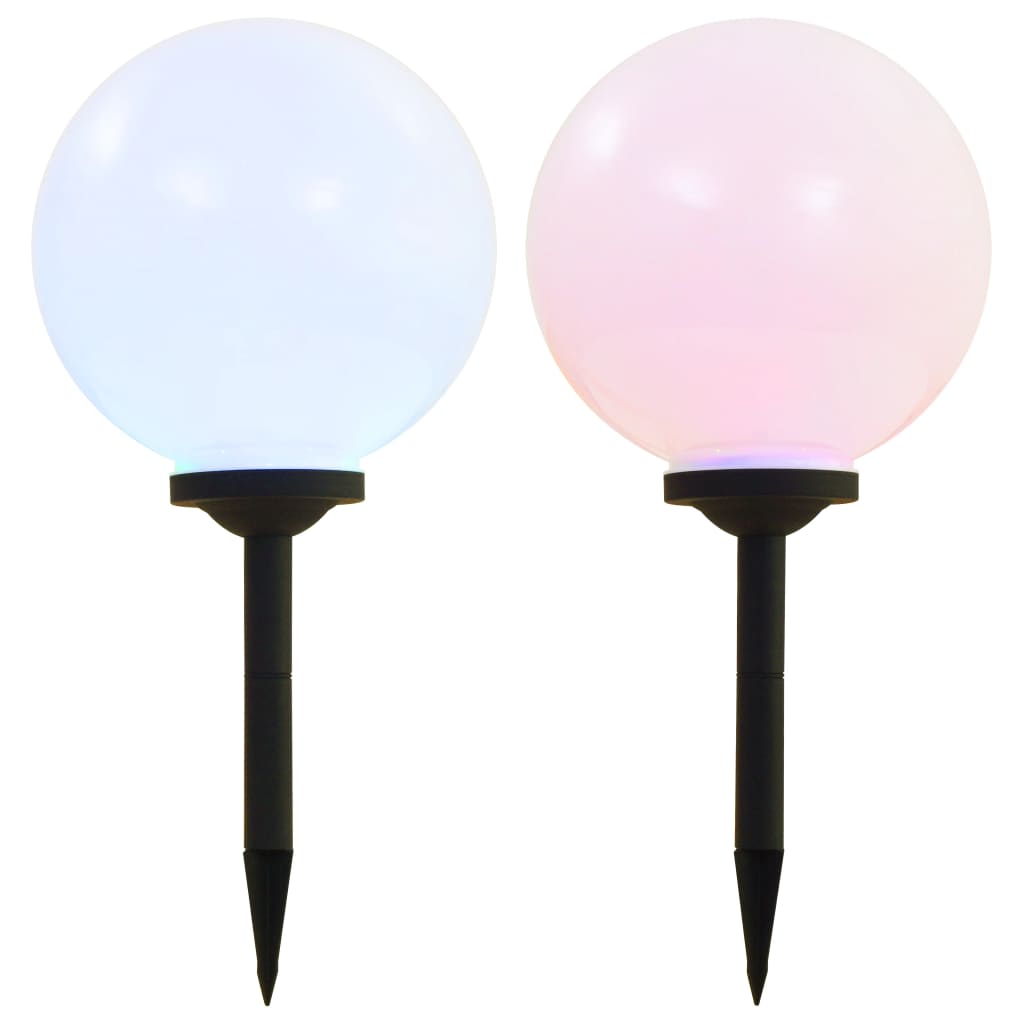 Lámpara solar esférica de exterior LED RGB 40 cm