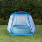 Yellow fabric swimming pool tent 500x433x250 cm