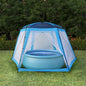 Yellow fabric swimming pool tent 500x433x250 cm
