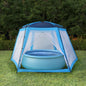 Yellow fabric swimming pool tent 500x433x250 cm
