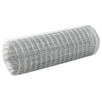 Alambrada de gallinero acero con recubrimiento PVC gris 10x1 m