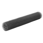 Alambrada de gallinero acero galvanizado plateado 25x1,2 m