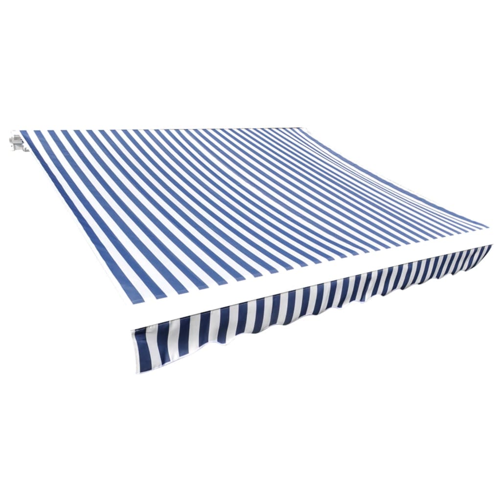 Toldo de lona amarelo girassol e branco 3x2,5 m sem armação