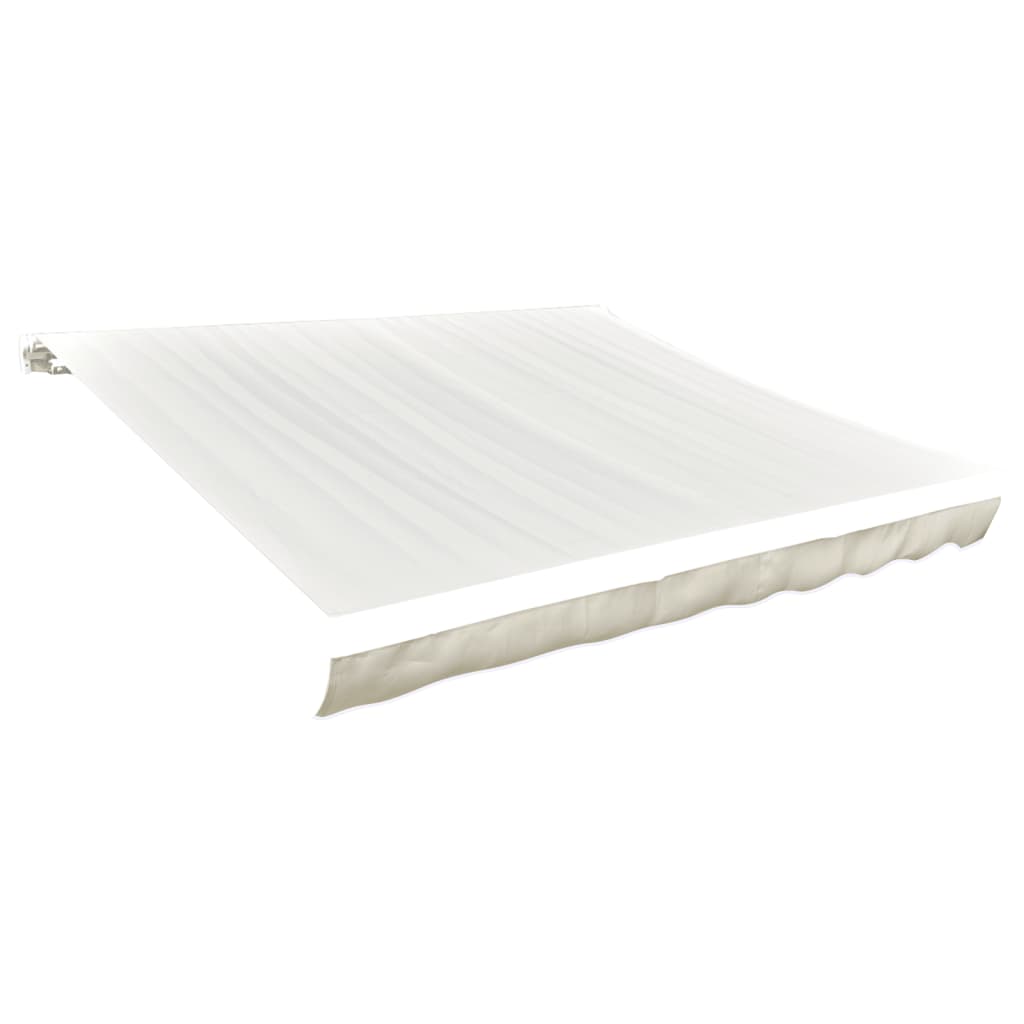 Toldo de lona amarelo girassol e branco 3x2,5 m sem armação