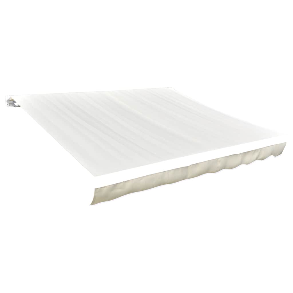 Toldo de lona amarelo girassol e branco 3x2,5 m sem armação
