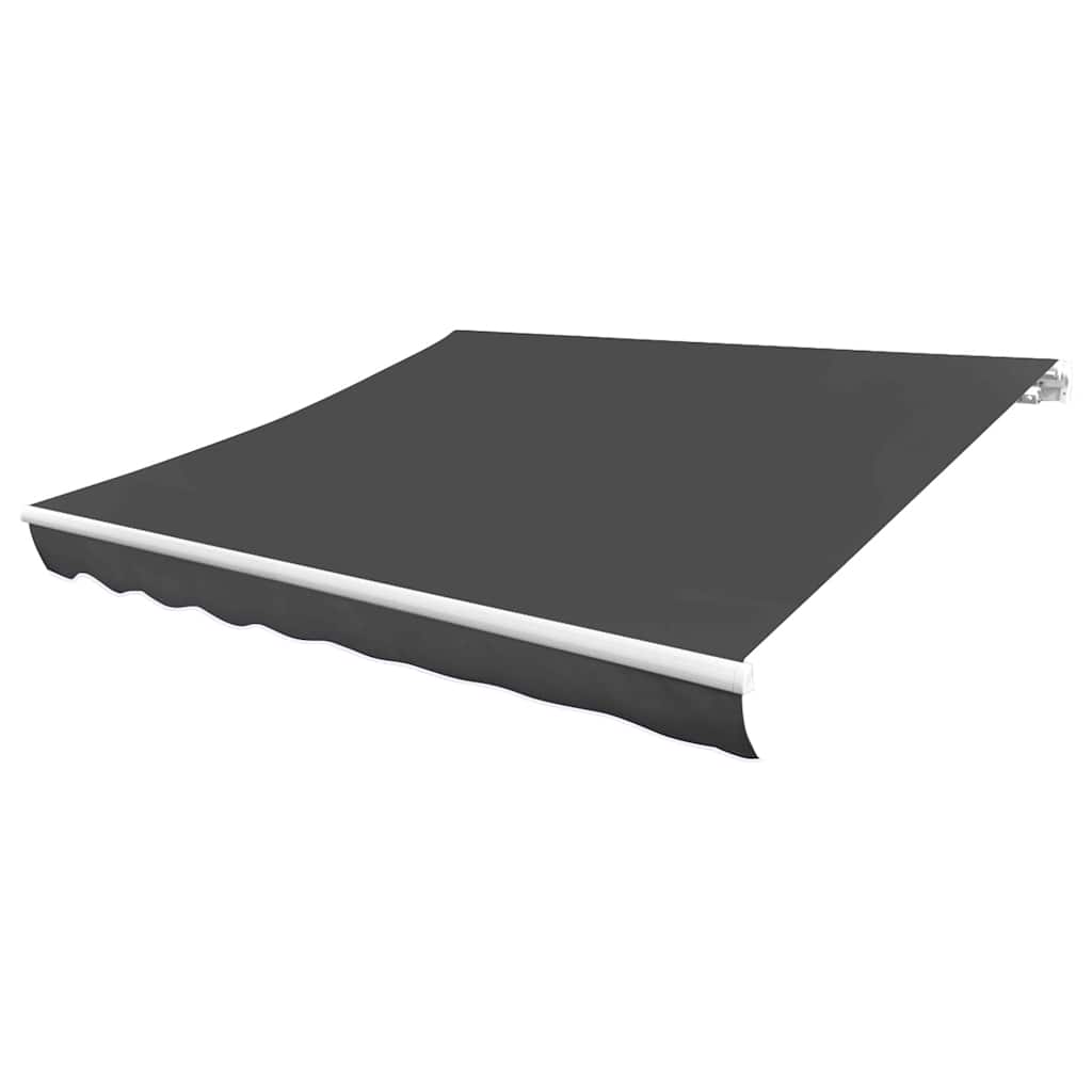 Toldo de lona blanco gris antracita 3x2,5 m