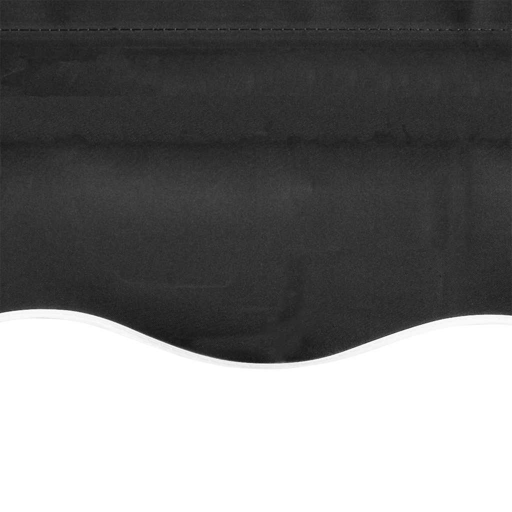 Toldo de lona blanco gris antracita 3x2,5 m