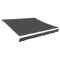 Toldo de lona branco cinzento antracite 3x2,5 m