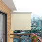 Toldo lateral de varanda multifuncional 150x200 cm creme