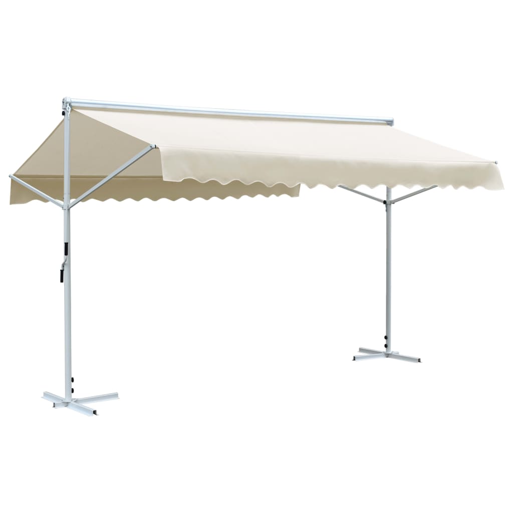 Freestanding awning 3x3 m cream