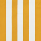 Toldo retráctil 150x150 cm amarillo y blanco