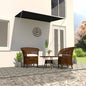 Toldo retrátil 150x150 cm amarelo e branco