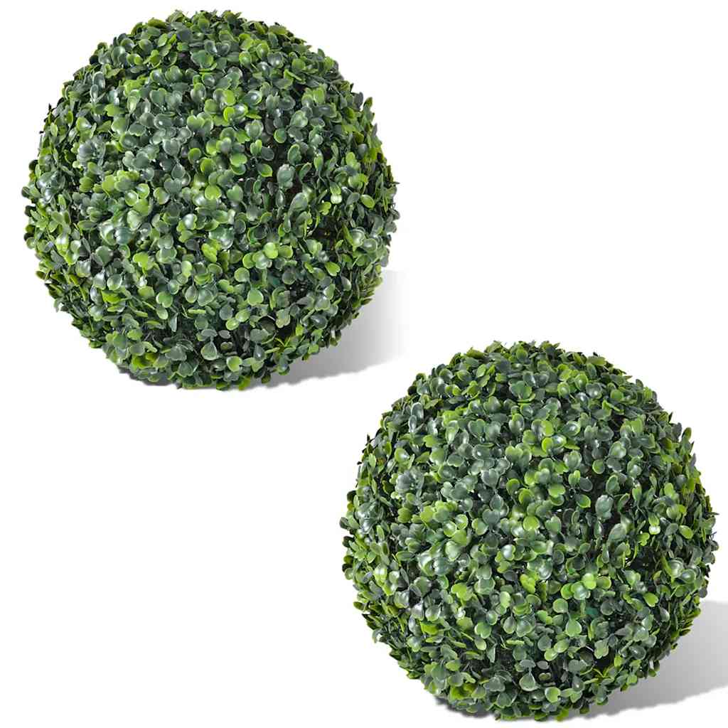 Bola de boj artificial 2 unidades 35 cm