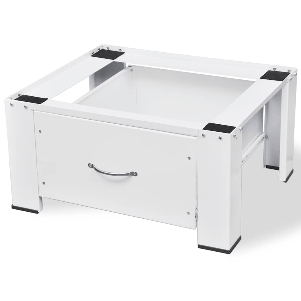 Soporte pedestal para lavadora blanco
