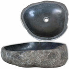 Lavabo de piedra de río