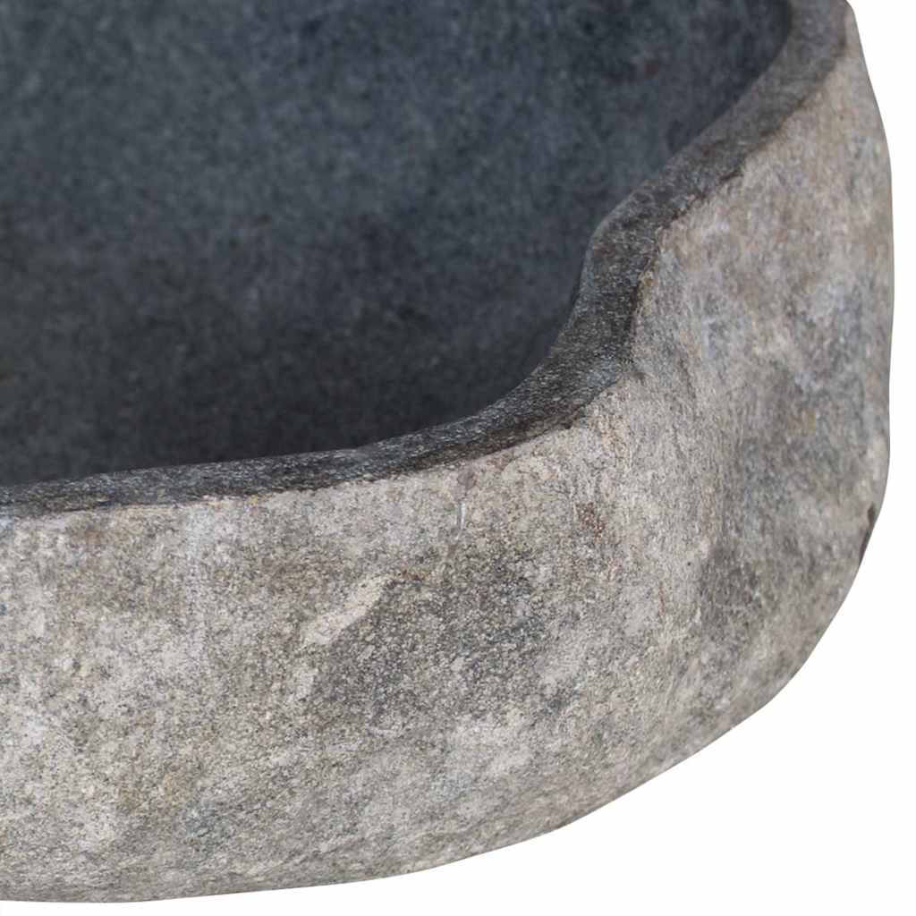 Lavabo de piedra de río