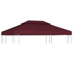 Cubierta de repuesto de cenador crema blanco 310 g/m² 3x4 m