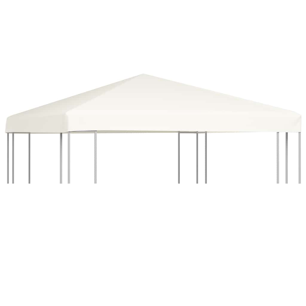 Cubierta superior de cenador 2 niveles negro 310 g/m² 3x3 m
