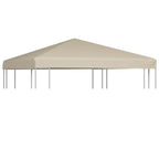 Cubierta superior de cenador 2 niveles negro 310 g/m² 3x3 m