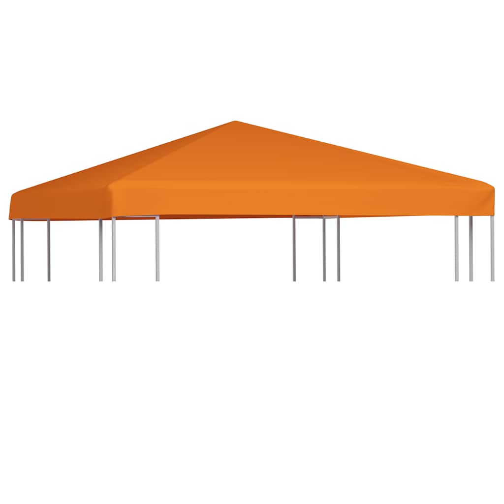 Cubierta superior de cenador 2 niveles negro 310 g/m² 3x3 m