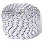 Braided polyester rope 10 mm 250 m white
