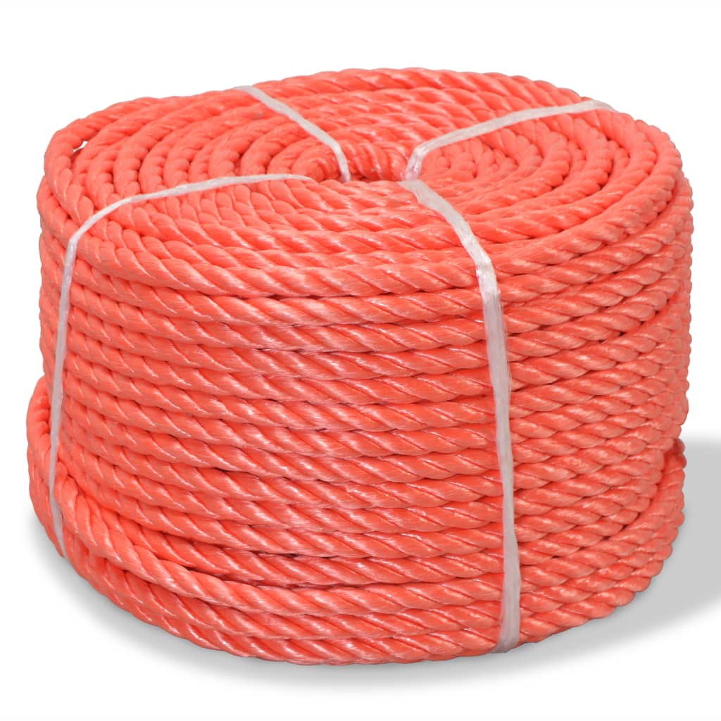 10 mm 250 m blue polypropylene twisted rope