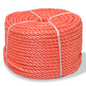 10 mm 250 m blue polypropylene twisted rope