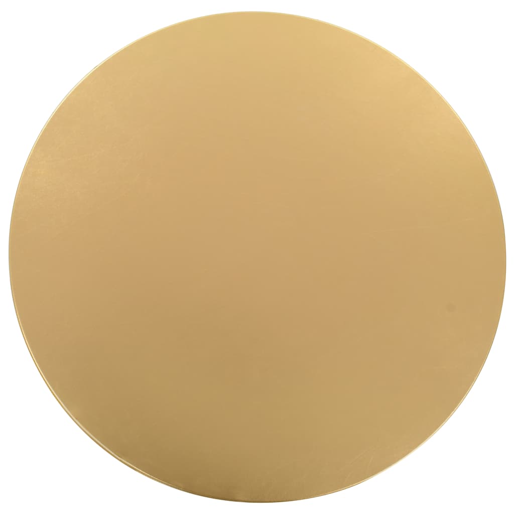 Fundas de mesa elásticas 2 uds 60 cm dorado