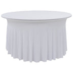 Fundas de mesa elásticas 2 uds 60 cm dorado
