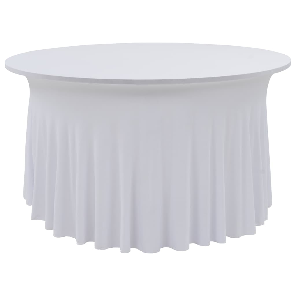 Fundas de mesa elásticas 2 uds 60 cm dorado