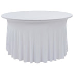 Fundas de mesa elásticas 2 uds 60 cm dorado