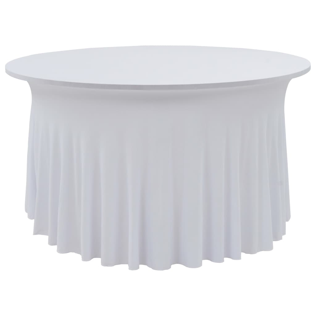 Fundas de mesa elásticas 2 uds 60 cm dorado