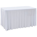 Fundas de mesa elásticas 2 uds 60 cm dorado