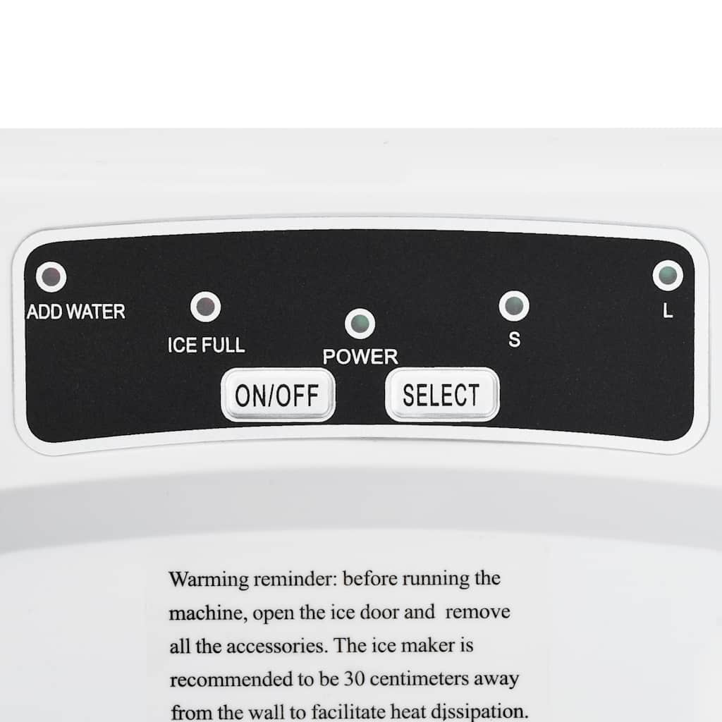Máquina para hacer cubitos de hielo 1,4 L 15 kg / 24 h
