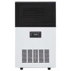 Máquina de hacer cubitos de hielo negra 45 kg/24 h