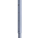 Cenador plegable con 2 paredes azul 3x3 m