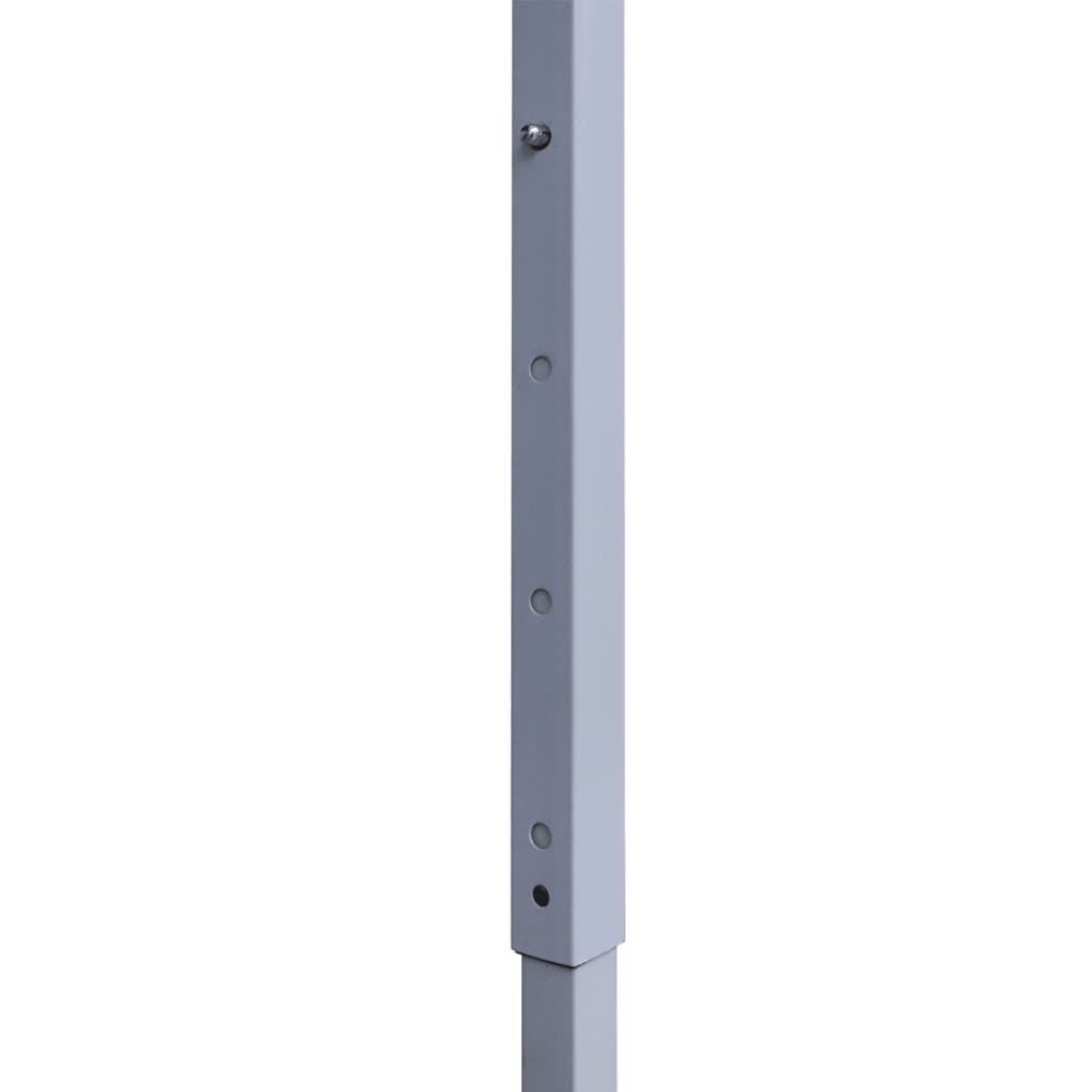 Cenador plegable con 2 paredes azul 3x3 m