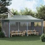 Carpa plegable Pop-up con paredes laterales 3x6 m antracita