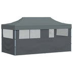 Carpa plegable Pop-up con paredes laterales 3x6 m antracita