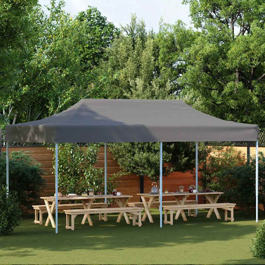 Carpa de fiesta desplegable plegable antracita