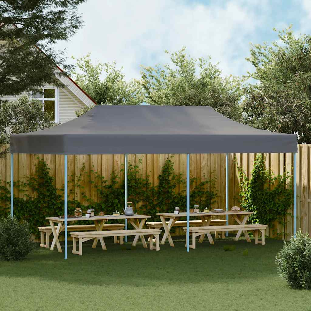 Carpa de fiesta desplegable plegable antracita